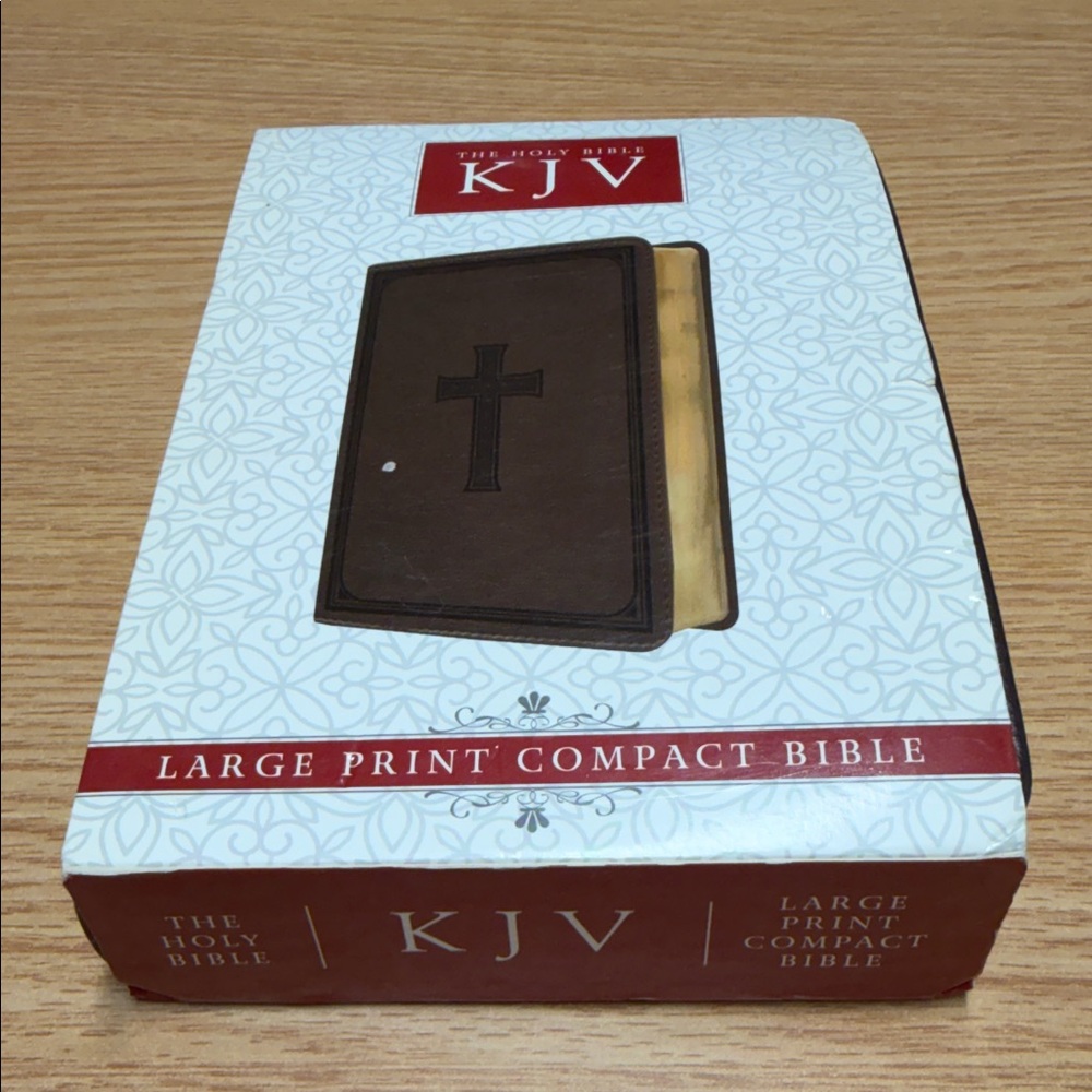 Free with purchase  KJV Large Print Compact Bible